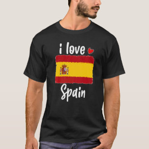 Camiseta Vintage España Bandera Orgullo Para Hombres Mujere