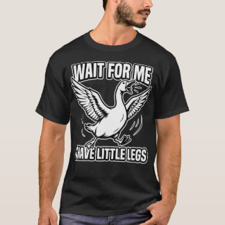 Camiseta Vintage Espérame Tengo Piernas Pequeñas