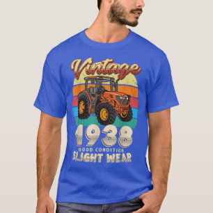 Camiseta Vintage Est 1938 Farmer Tractor 84th Birthday 84 Y
