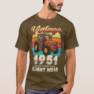 Camiseta Vintage Est 1951 Farmer Tractor 71º cumpleaños 71