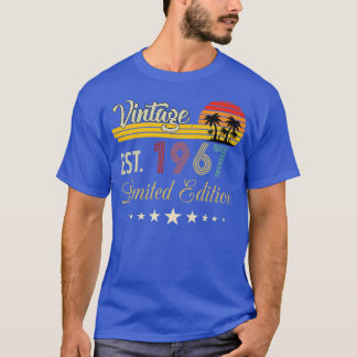 Camiseta Vintage Est 1967 edición limitada Cumpleaños
