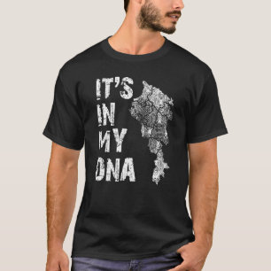 Camiseta Vintage Está En Mi ADN Armenia Mapa De Contorno Ar