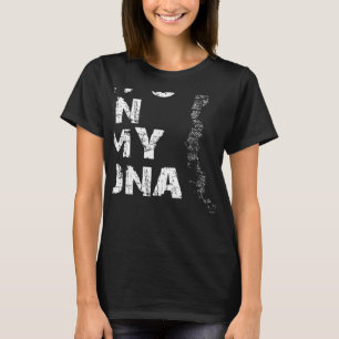 Camiseta Vintage está en mi ADN Chile Mapa de huellas digit
