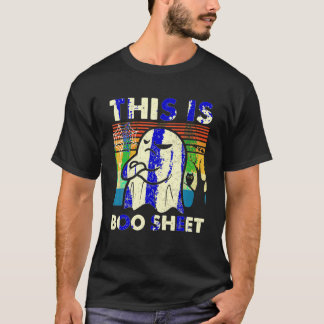 Camiseta Vintage, Esta Es La Hoja De Bote Retro Halloween C