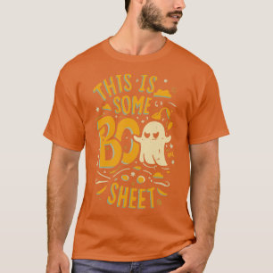 Camiseta Vintage Esta es una graciosa hoja de boo Halloween