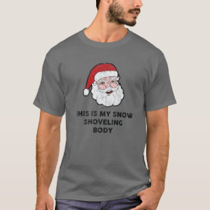 Camiseta Vintage Este Es Mi Cuerpo De Escarcha De Nieve San