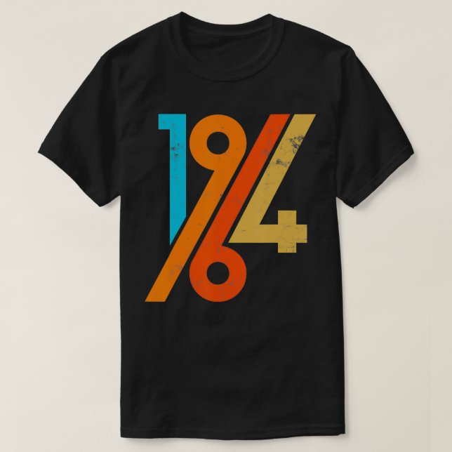 Camiseta Vintage estilo cumpleaños 60 de 1964 (Diseño del anverso)
