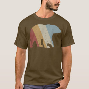 Camiseta Vintage estilo retro de oso 284