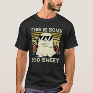 Camiseta Vintage Esto Es Alguna Hoja de Boo Fantasma Retro 