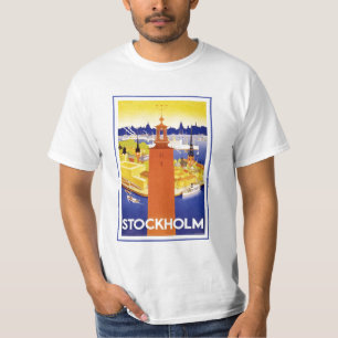 Camiseta Vintage Estocolmo Suecia