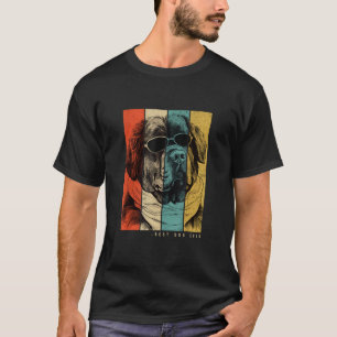 Camiseta Vintage Estrela Mountain Dog Mom Dad Niños Hombres