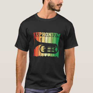 Camiseta Vintage Euphonium Player Baritone Music Instrument