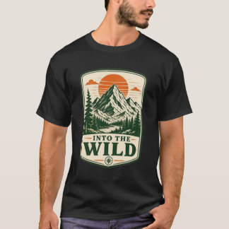 Camiseta Vintage Explorer Into The Wild