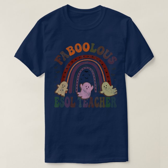 Camiseta Vintage FaBOOlous ESOL PROFESOR (Diseño del anverso)