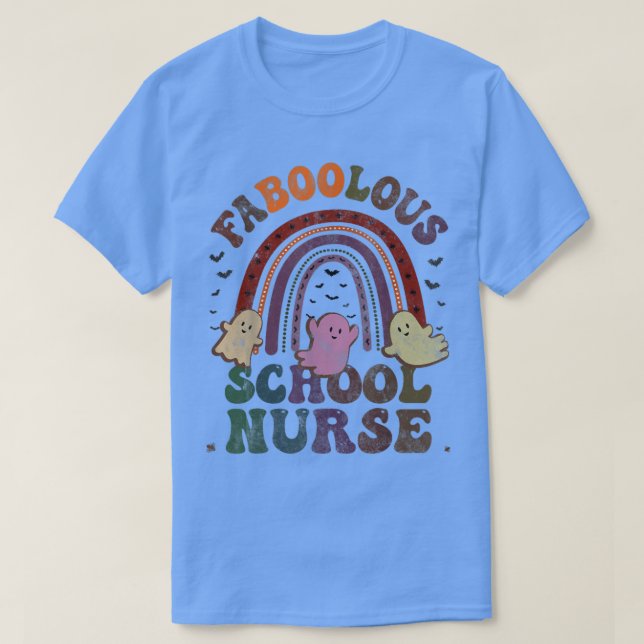 Camiseta Vintage FaBOOlous SCHOOL ENFERMERO Cstume (Diseño del anverso)