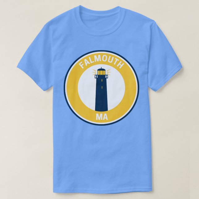 Camiseta Vintage Falmouth Massachusetts (Diseño del anverso)