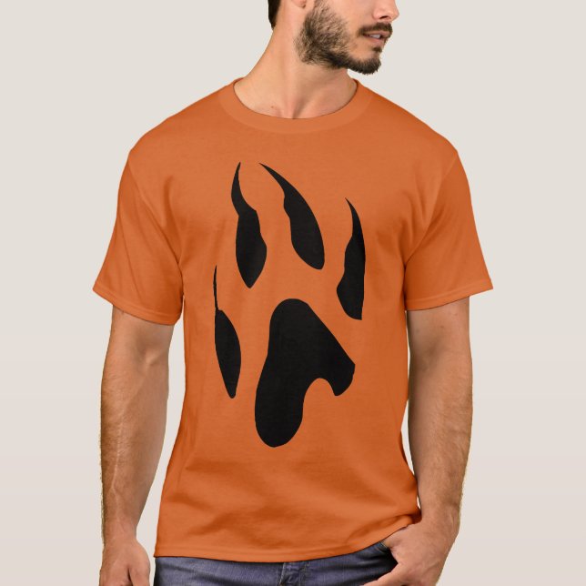 Camiseta Vintage familiar de WolfDog Paw (Anverso)
