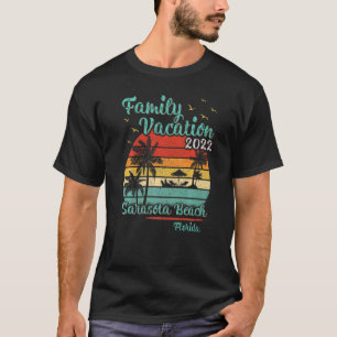 Camiseta Vintage Family Vacation 2022 Florida Sarasota Beac