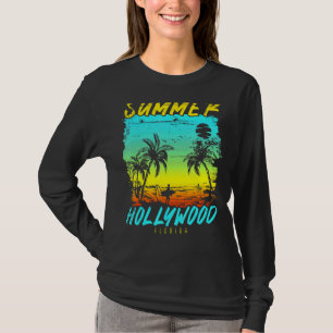 Camiseta Vintage Family Vacation Florida Summer Hollywood B