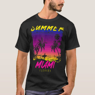 Camiseta Vintage Family Vacation Florida Summer Miami Beach