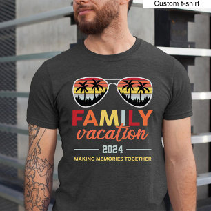 Camiseta Vintage Family Vacation Making Recuerdos Juntos