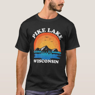 Camiseta Vintage Family Vacation Retro Wisconsin Pike Lake