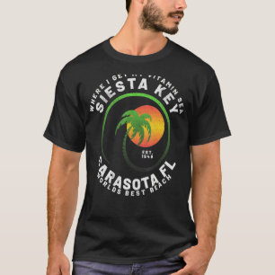 Camiseta Vintage Family Vacation Travel Florida Siesta Key