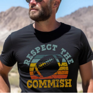 Camiseta Vintage Fantasy Football Respeto a la Comisión FFL
