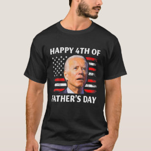 Camiseta Vintage Feliz 4 De Julio Joe Biden Confuso Fathe
