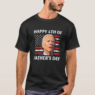 Camiseta Vintage Feliz 4 De Julio Joe Biden Confuso Fathe