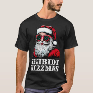 Camiseta Vintage Feliz Navidad Santa Sigmas Claus Skibidi