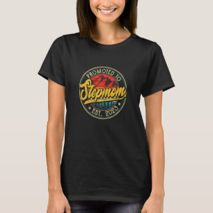 Camiseta Vintage femenino ascendido a Stepmom 2023 Mujeres