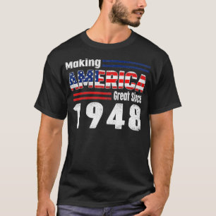 Camiseta Vintage Fiesta Retro 1948 Haciendo a Estados Unido