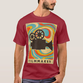Camiseta Vintage Filmmaking Retro Poster _nxpl
