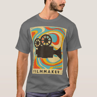 Camiseta Vintage Filmmaking Retro Poster _nxpl_nxpl