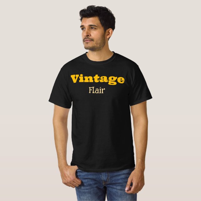 Camiseta Vintage Flair T-Shirt (Anverso completo)