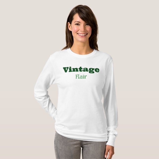 Camiseta Vintage Flair T-Shirt (Anverso completo)
