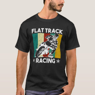 Camiseta Vintage Flat Track Carreras Regalo Motorcycle Race