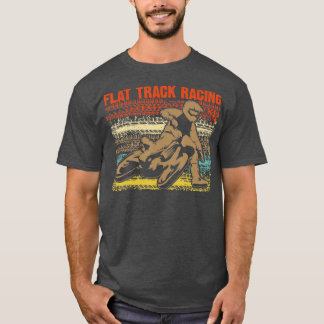 Camiseta Vintage Flat Track Racing Gift Motorcycle Racer