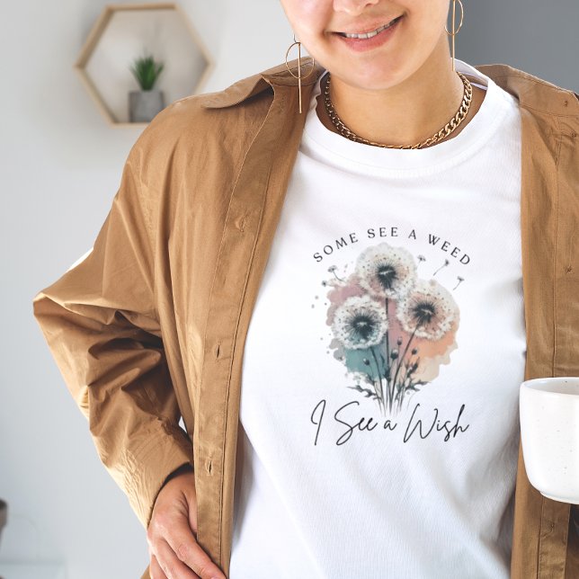 Camiseta Vintage Floral Dandelion Wish Trendy Botanical (Vintage Floral Dandelion Wish Trendy Botanical T-shirt Tee)
