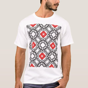 Camiseta Vintage floral intemporal: clásico sin inconvenien
