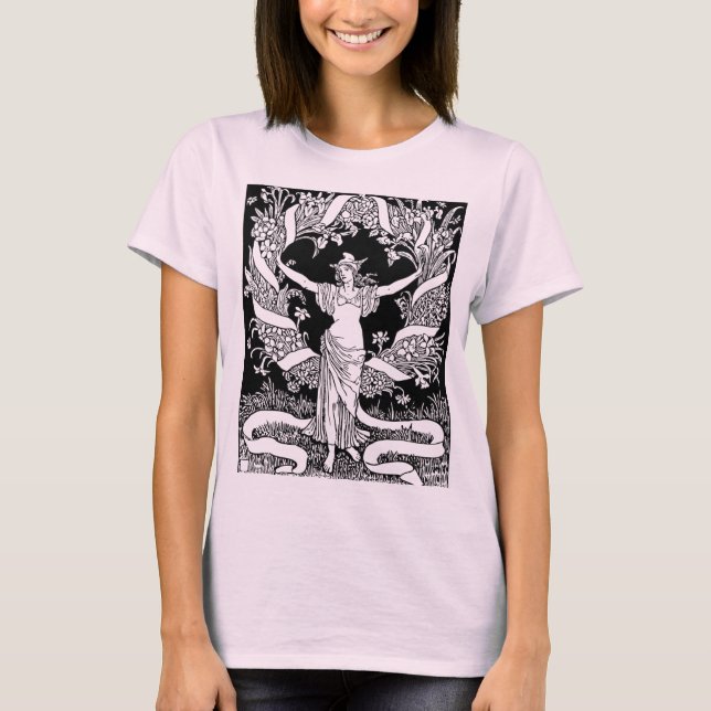 Camiseta Vintage Floral Wreath (Anverso)