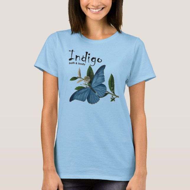 Camiseta Vintage Flowe Indigo (Anverso)