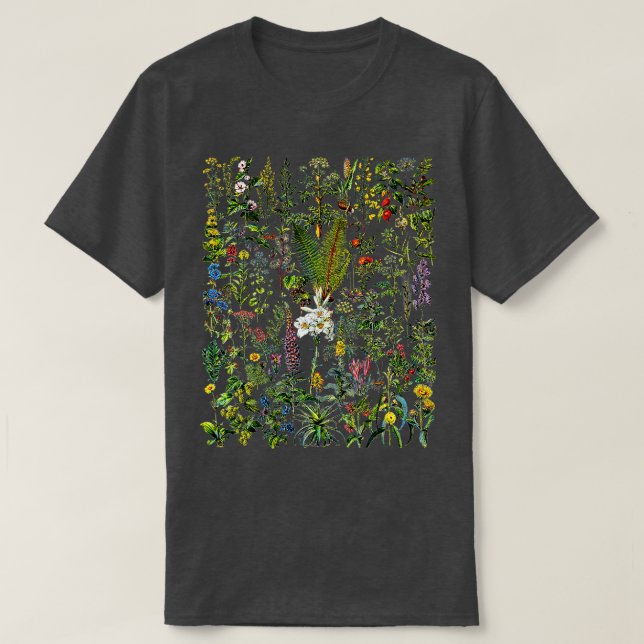 Camiseta Vintage Flower Flower Plant Gardening (Diseño del anverso)