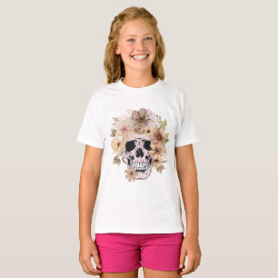 CAMISETA VINTAGE FLOWER SKULL