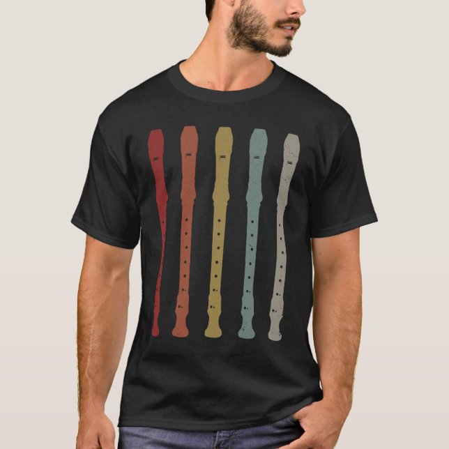 Camiseta Vintage Flute Recorder (Anverso)
