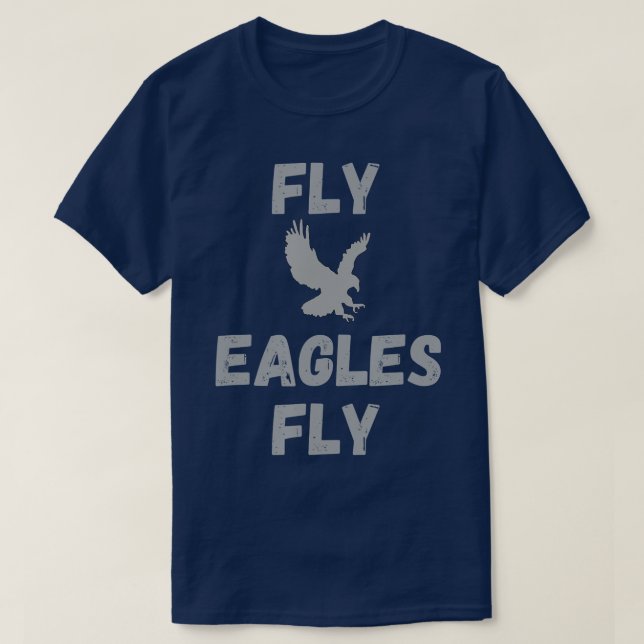 Camiseta Vintage Fly Eagles Fly (Diseño del anverso)