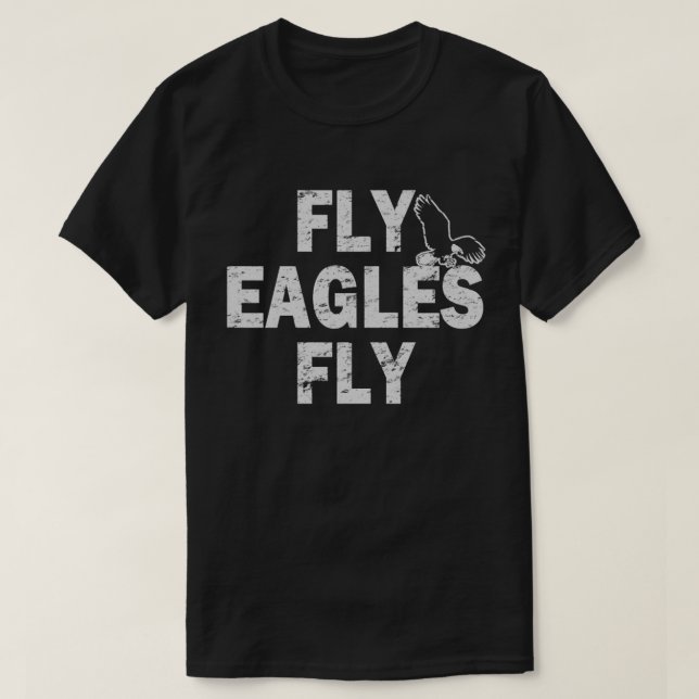 Camiseta Vintage Fly Eagles Fly2 (Diseño del anverso)