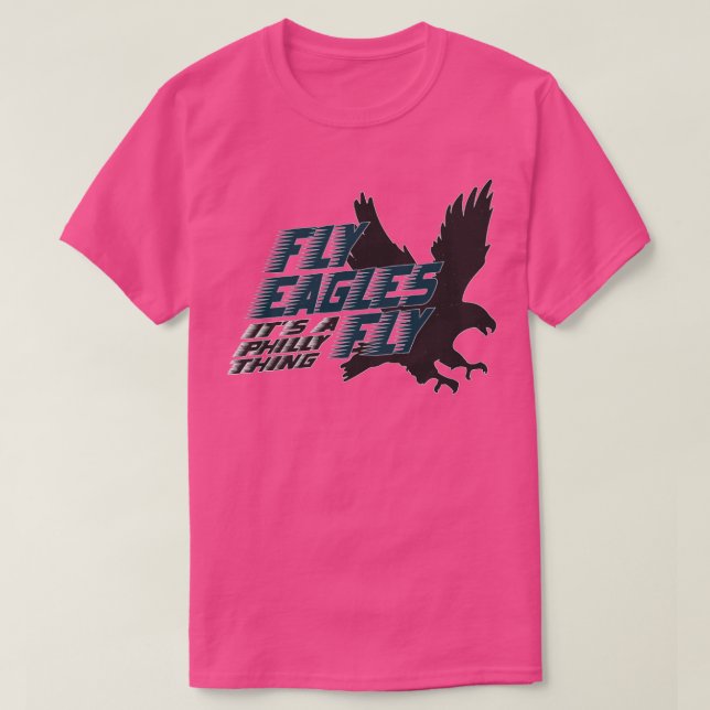 Camiseta Vintage Fly Eagles vuela Su Fútbol Filadelfia (Diseño del anverso)