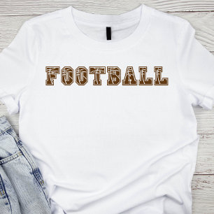 Camiseta Vintage Football Text